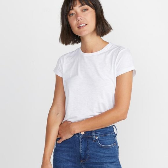 Marine Layer Tops Marine Layer Swing Crew Tee In White Xs S M L Xl Poshmark